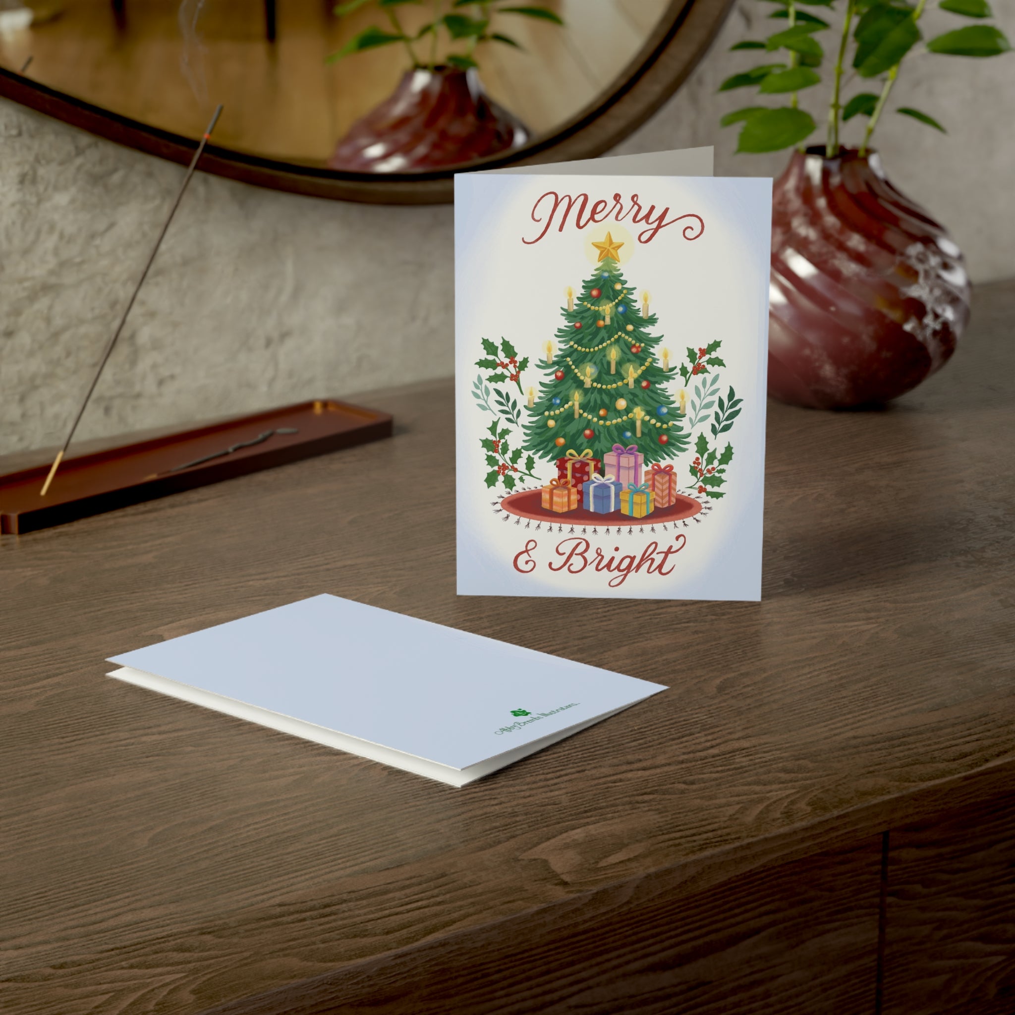 Merry & Bright Holiday Card