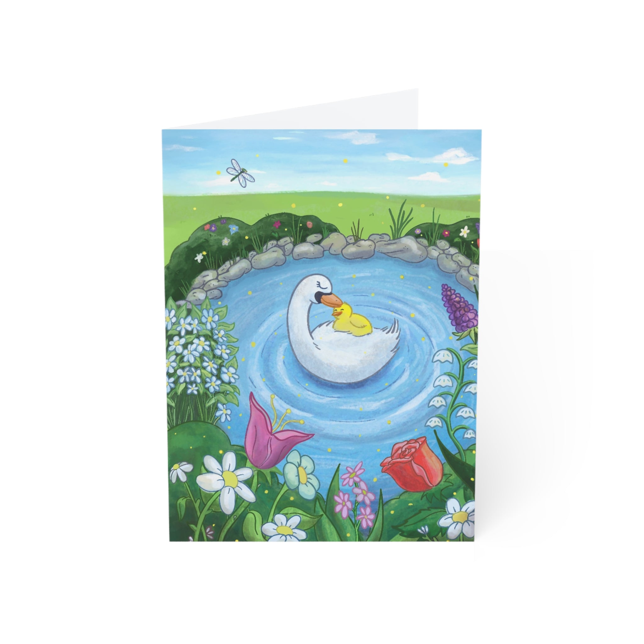 Spreading Love and Quacks Greeting Card