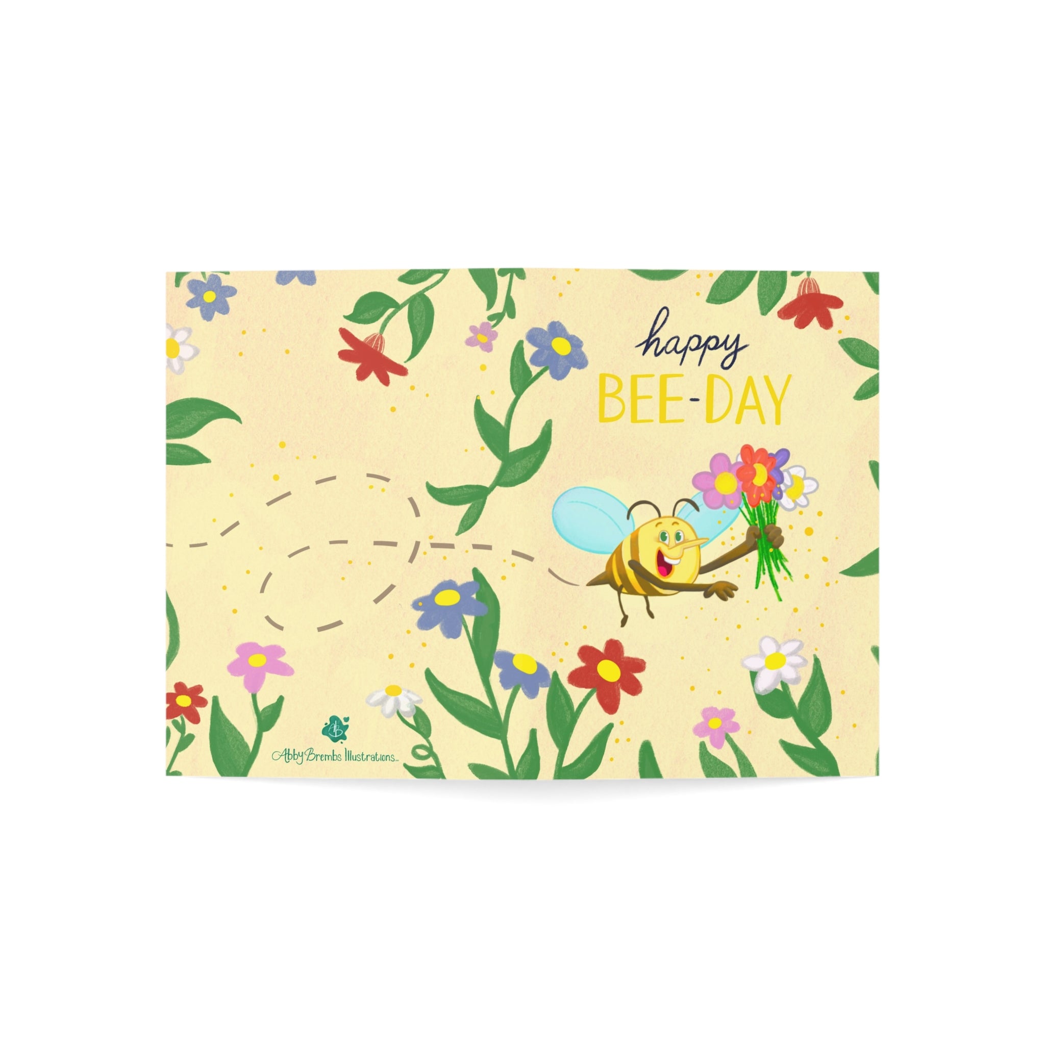 Happy Bee-Day Greeting Card