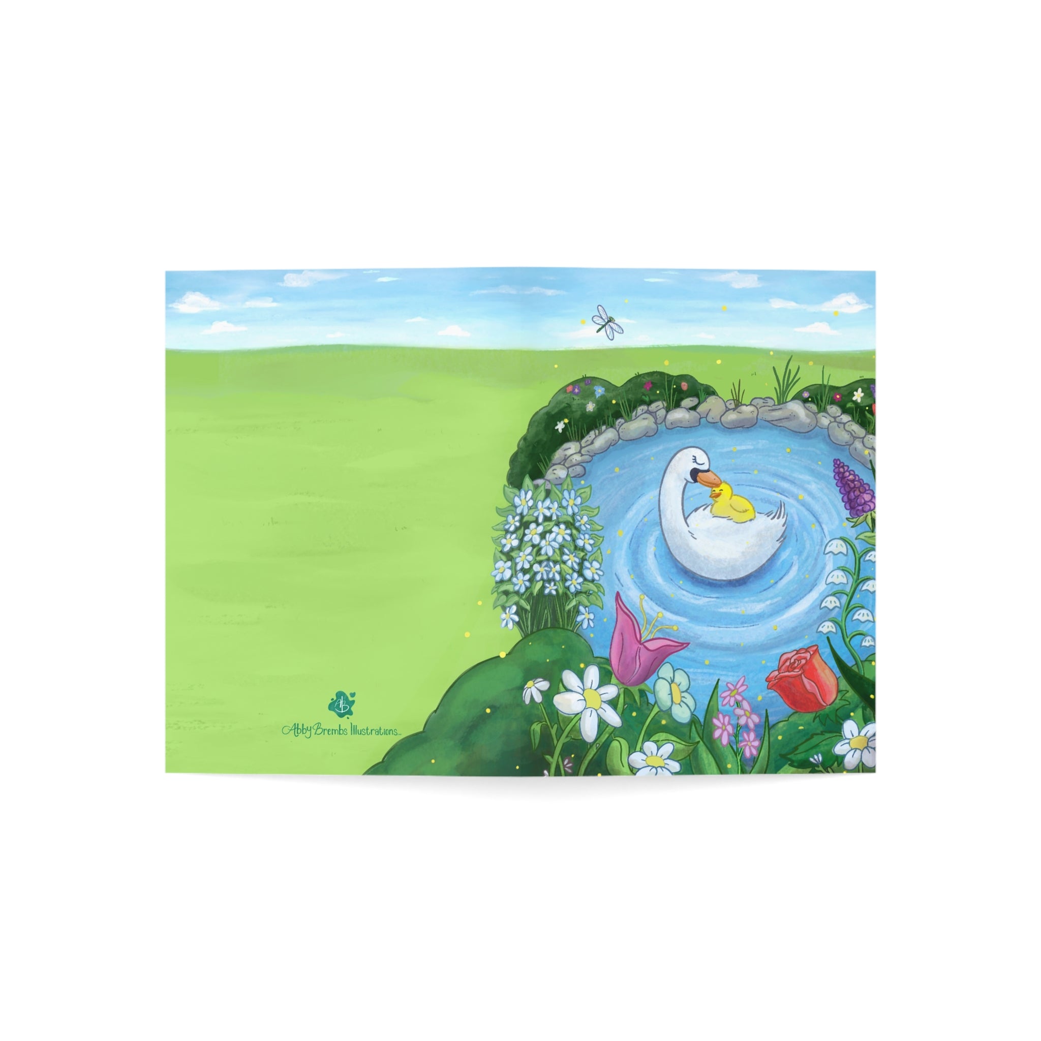 Spreading Love and Quacks Greeting Card