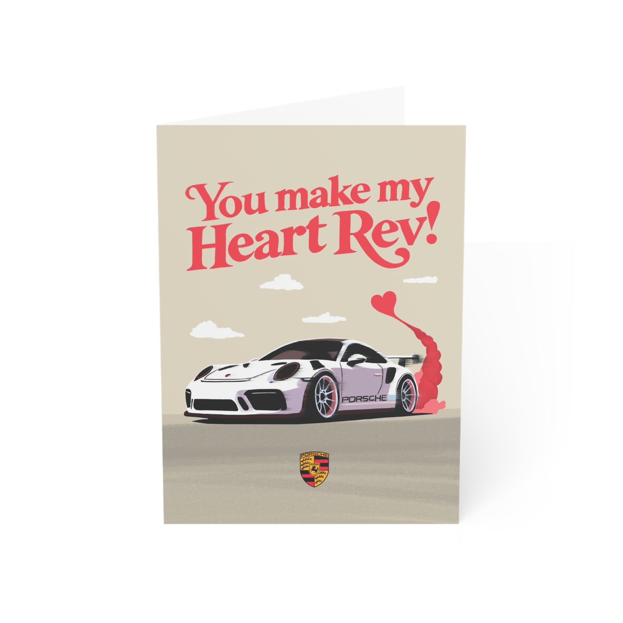 You Make My Heart Rev Greeting Card